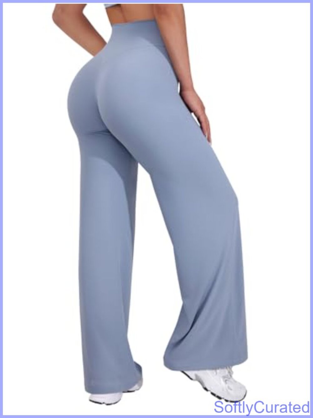 Wide Leg Straight Leggings High Rise Moisture Wicking Yoga Pants